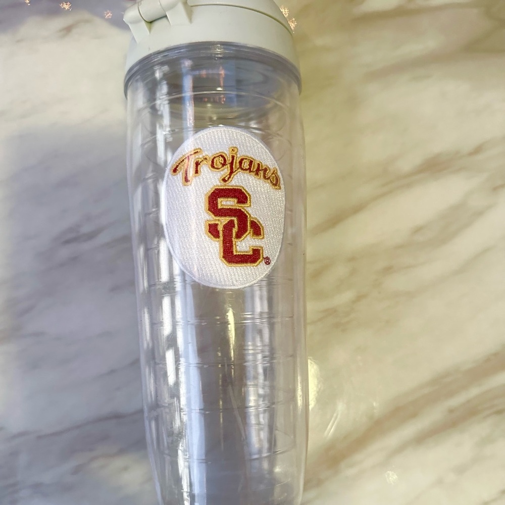 USC Trojans Clear Tumbler
